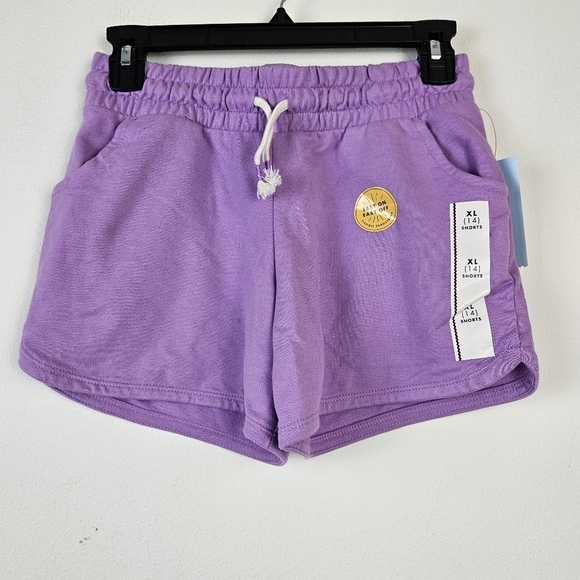Bundle of 2 Girls Shorts Cat & Jacket Size XL NWT Pink Purple - Picture 2 of 6